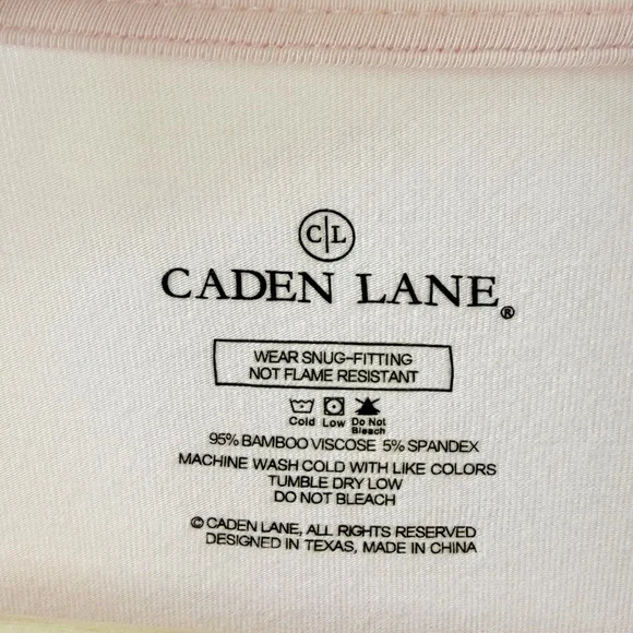 NEVER WORN Caden Lane Pearl Pink Bamboo Knit Maternity Robe - Picture 5 of 7